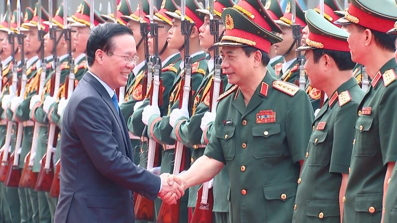 Chủ tịch nước Võ Văn Thưởng làm việc với Cục Cứu hộ-Cứu nạn Văn phòng Ban Chỉ đạo phòng thủ dân sự quốc gia, Văn phòng Ủy ban Quốc gia ứng phó sự cố, thiên tai và tìm kiếm cứu nạn.