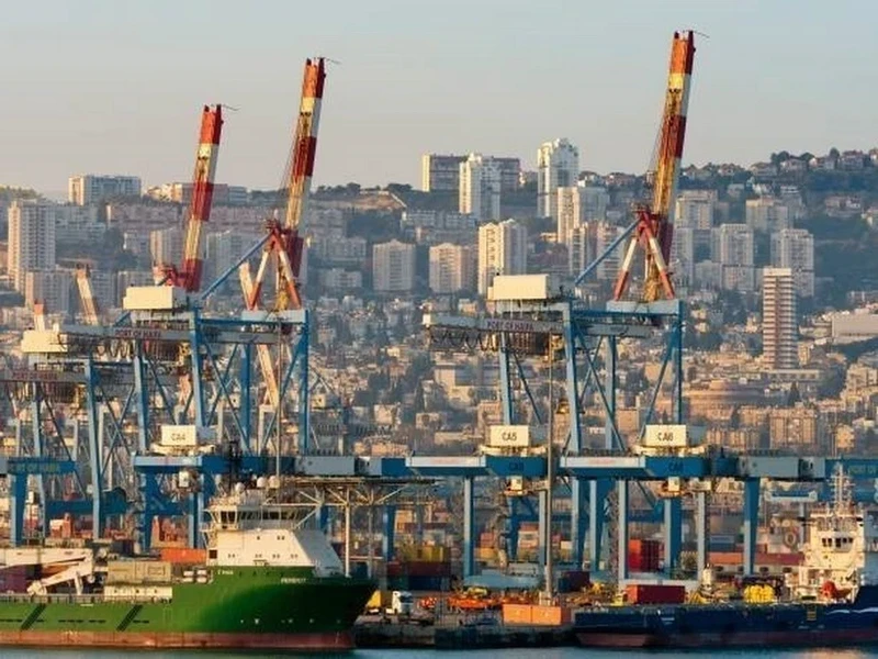 Quang cảnh cảng và thành phố Haifa ở miền bắc Israel. (Nguồn: Getty Images/TTXVN)