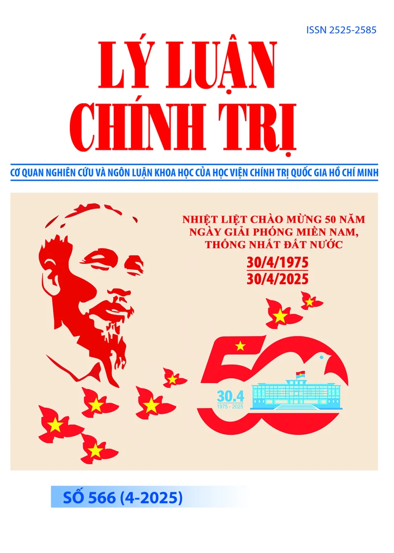 Mục lục Tạp chí Lý luận chính trị - số 566 (4/2025) 