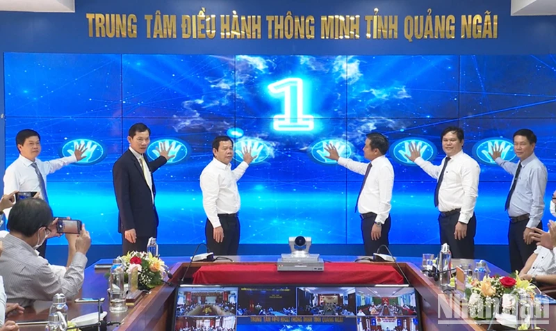 Việc đưa Trung tâm điều hành thông minh (IOC) vào hoạt động là nền tảng quan trọng để Quảng Ngãi thực hiện có hiệu quả chiến lược về chuyển đổi số.