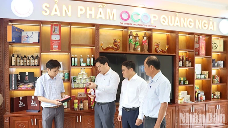 Sản phẩm OCOP Quảng Ngãi sẽ vươn xa thông qua kênh thương mại điện tử.