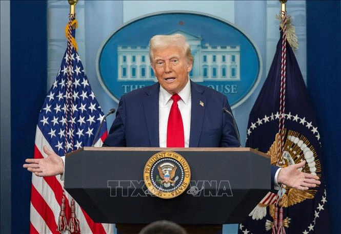 Tổng thống Mỹ Donald Trump. (Ảnh: THX/TTXVN)
