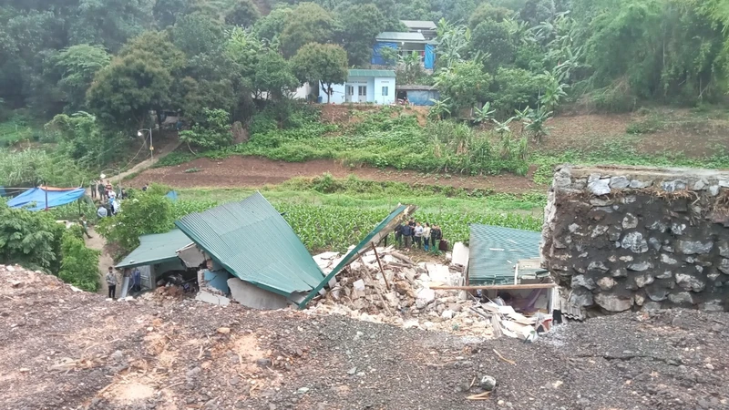 Hiện trường vụ việc.