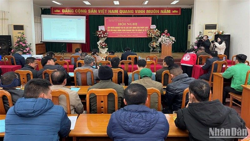 Quang cảnh hội nghị tập huấn.