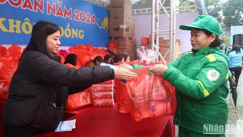 Gian hàng 0 đồng tại Chương trình.
