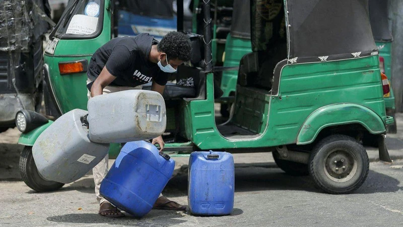 Giá dầu diesel sẽ giảm 20 rupee/lít và giá mới sẽ là 440 rupee. (Ảnh: Reuters)