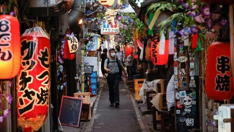 Một góc thủ đô Tokyo, Nhật Bản, ngày 6/7/2022. (Ảnh: Reuters)