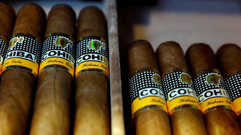 Thương hiệu xì gà Cohiba. (Ảnh: Reuters)