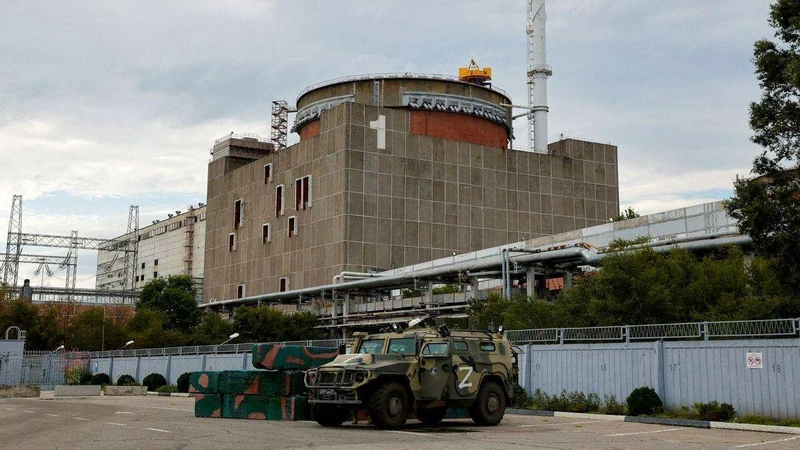 Nhà máy điện hạt nhân Zaporizhzhia. (Ảnh: Reuters)