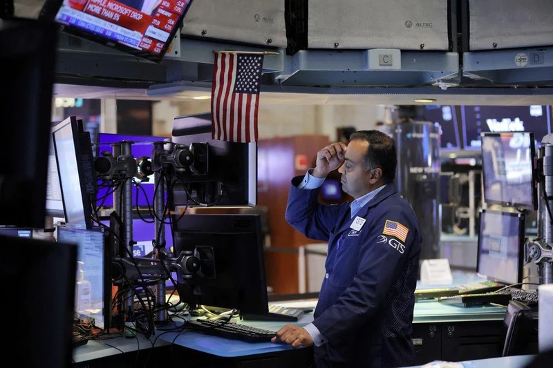 Sàn Giao dịch chứng khoán New York, ngày 13/9/2022. (Ảnh: Reuters)