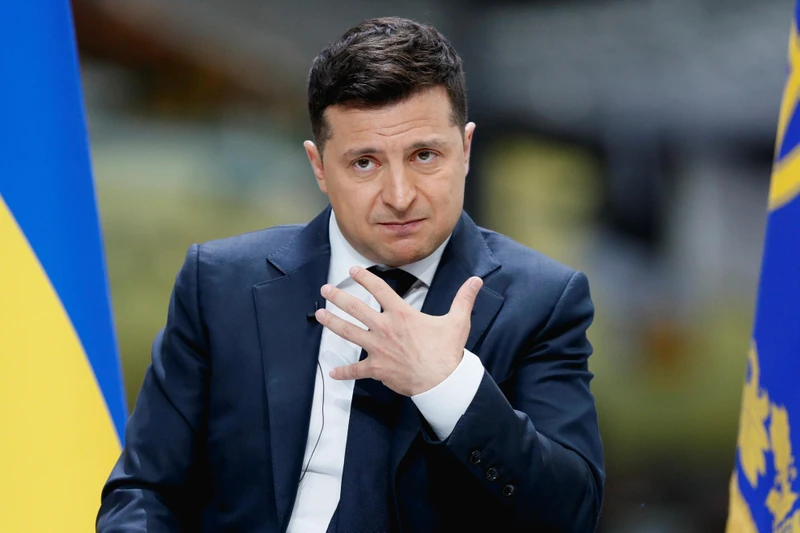 Tổng thống Ukraine Volodymyr Zelensky. (Ảnh: Reuters)
