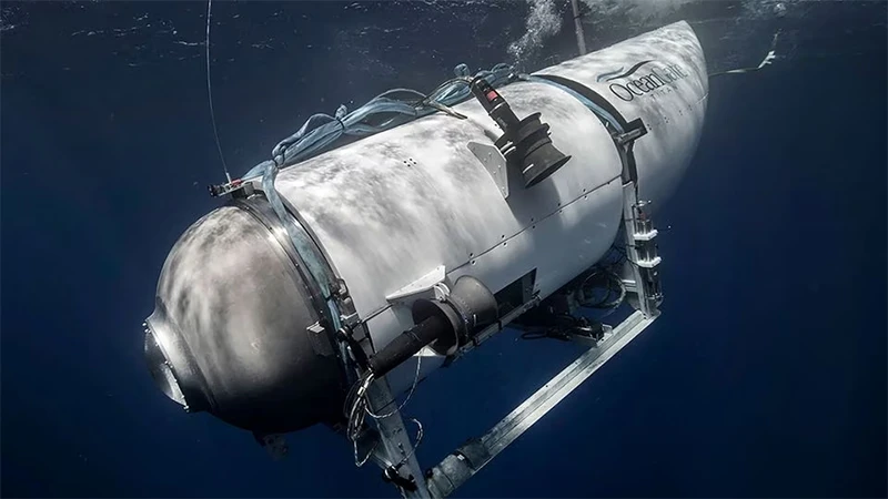 Hình ảnh tàu lặn Titan của OceanGate. (Ảnh: OceanGate Expeditions)