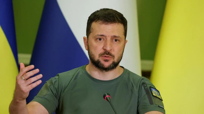 Tổng thống Ukraine Volodymyr Zelensky. Ảnh: Reuters