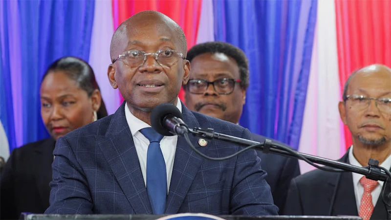 Thủ tướng lâm thời của Haiti, ông Michel Patrick Boisvert. (Ảnh: Reuters)