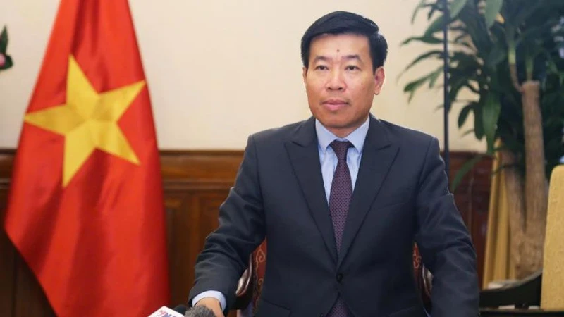 Đồng chí Nguyễn Mạnh Cường, Ủy viên Trung ương Đảng, Thứ trưởng Ngoại giao. (Ảnh: Bộ Ngoại giao)