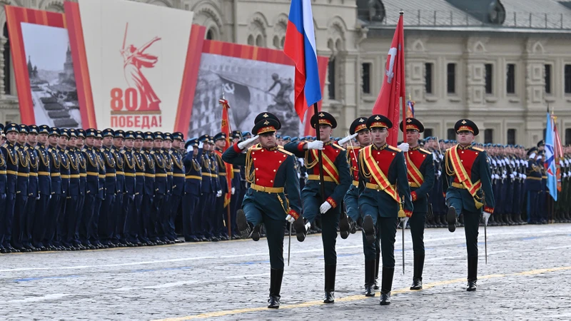 Quang cảnh lễ duyệt binh. (Ảnh: RIA Novosti)