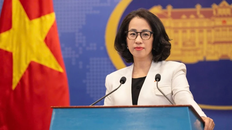 Người phát ngôn Bộ Ngoại giao Việt Nam Phạm Thu Hằng. (Ảnh: Bộ Ngoại giao Việt Nam)