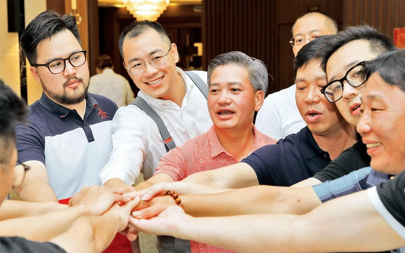 Hội đồng Doanh nghiệp gia đình Việt Nam gặp mặt nhân ngày thành lập 28/6. Ảnh: Khánh An