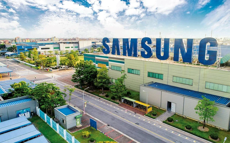 Toàn cảnh Nhà máy Samsung SEV tại Bắc Ninh.