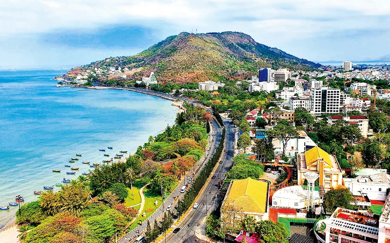Toàn cảnh thành phố Vũng Tàu.