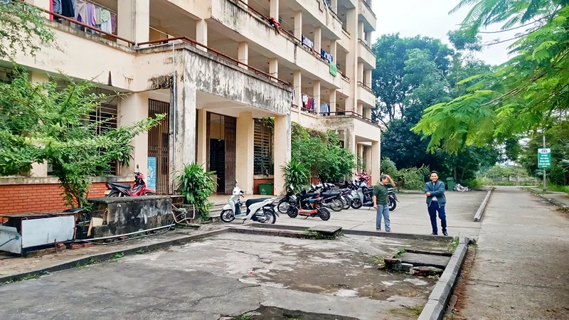 Khu nội trú cho sinh viên Ðại học Thái Nguyên.