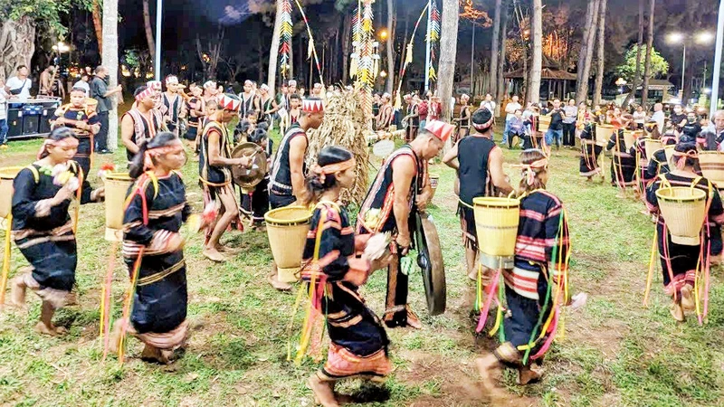 Lễ hội của người Ba Na ở Gia Lai.