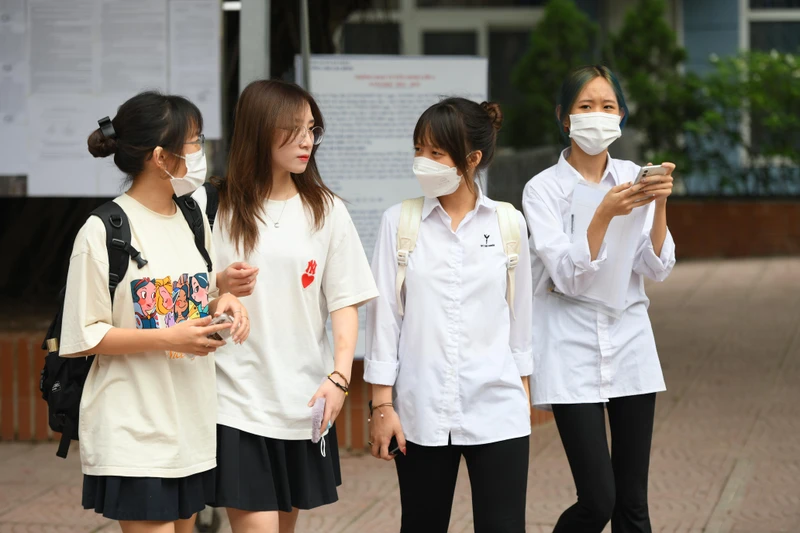 Thí sinh Kỳ thi tốt nghiệp trung học phổ thông năm 2022. Ảnh: THÀNH ĐẠT