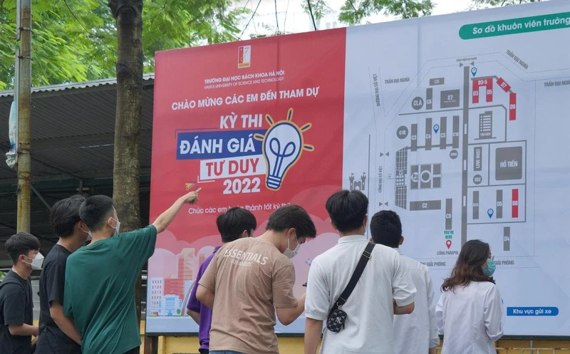 Năm 2022, Trường đại học Bách khoa Hà Nội tổ chức kỳ thi đánh giá tư duy để tuyển sinh. 