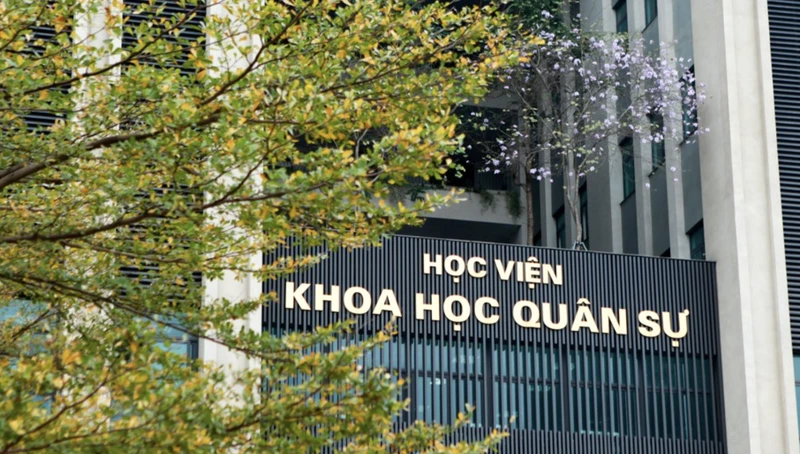 Điểm trúng tuyển Học viện Khoa học quân sự cao nhất là 29,79