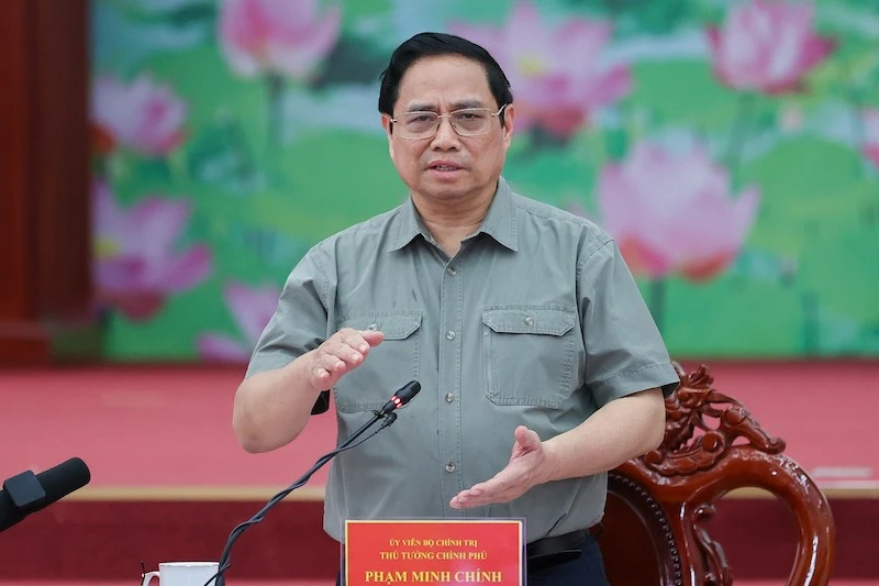 Thủ tướng phát biểu ý kiến. (Ảnh: NHẬT BẮC)