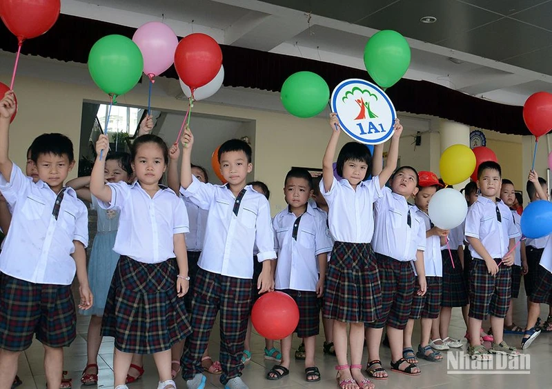 Học sinh tiểu học (Ảnh: DUY LINH)