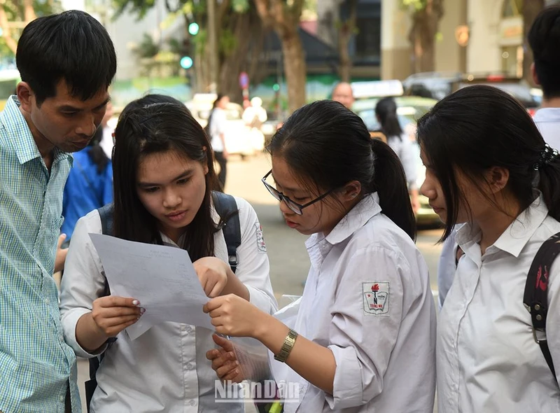 Thí sinh thi lớp 10. 9Ảnh: THUỶ NGUYÊN0