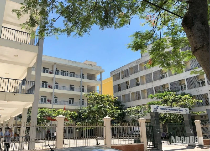 Trường THPT chuyên Khoa học Tự nhiên. Ảnh: VIỆT DŨNG 