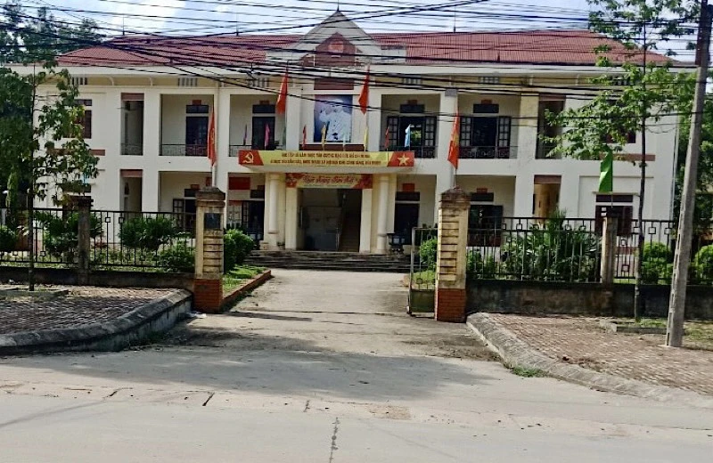 Trụ sở Ủy ban nhân dân xã Tam Đa, huyện Sơn Dương (Tuyên Quang).