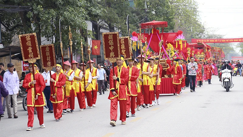 Năm 2017, Lễ hội rước Mẫu Đền Hạ, Đền Thượng, Đền Ỷ La được Bộ Văn hóa, Thể thao và Du lịch công nhận là Di sản văn hóa phi vật thể quốc gia. 