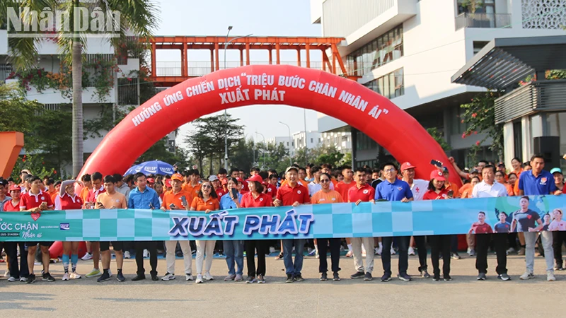 Chương trình “Triệu bước chân nhân ái” Đà Nẵng phấn đấu gây quỹ đạt 100 triệu đồng.
