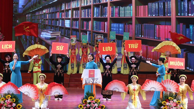 Một tiết mục tham gia tại hội thi.