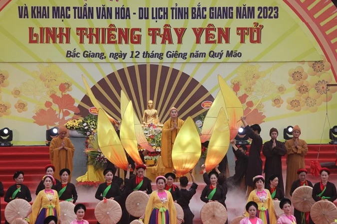 Khai mạc Tuần Văn hóa-Du lịch Tây Yên Tử năm 2023.