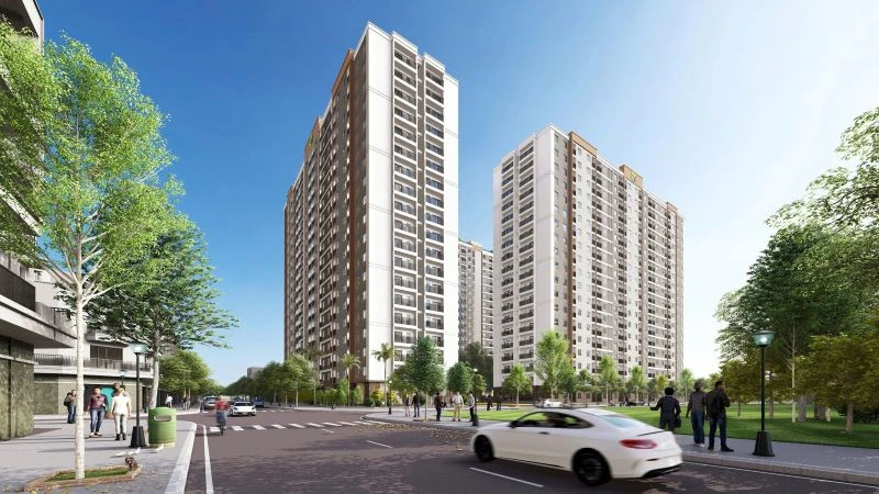 Phối cảnh dự án Ecohome Sông Thương.
