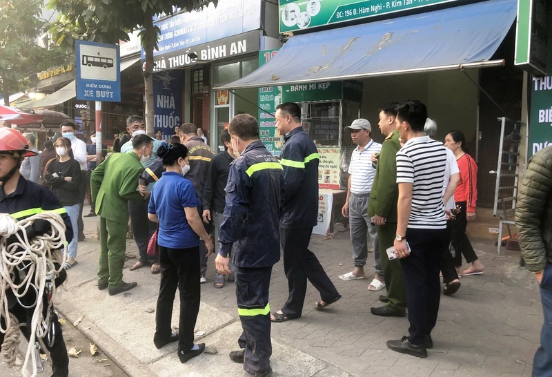 Hiện trường vụ việc.
