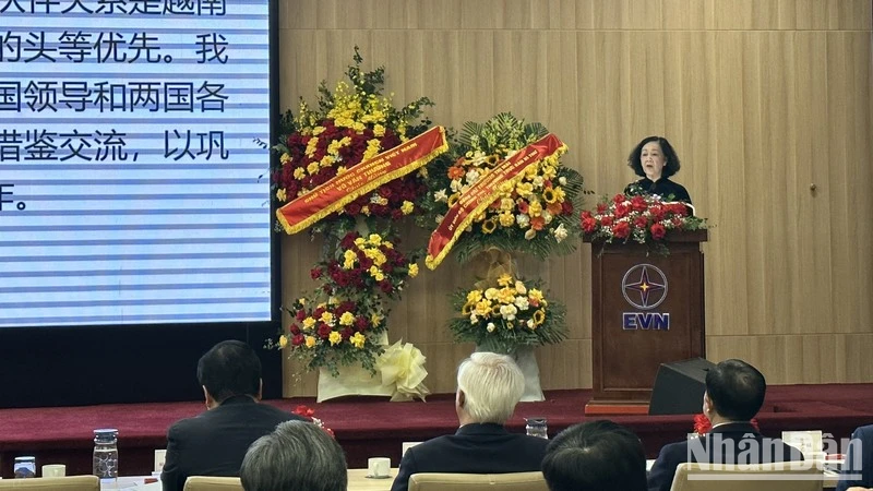 Thường trực Ban Bí thư Trương Thị Mai phát biểu chỉ đạo.