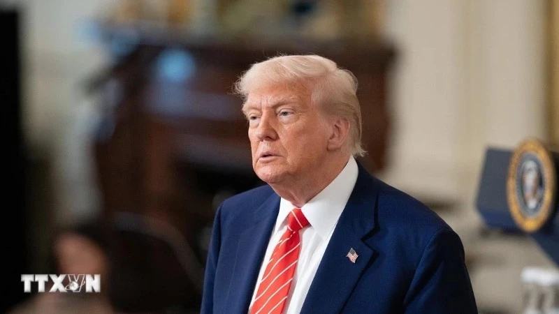 Tổng thống Mỹ Donald Trump. (Ảnh: THX/TTXVN)