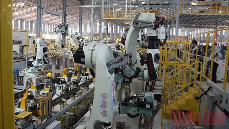 Nhà máy sản xuất và lắp ráp ô-tô của Công ty cổ phần Tập đoàn Trường Hải, tại Quảng Nam. (Ảnh minh họa: Tấn Nguyên)
