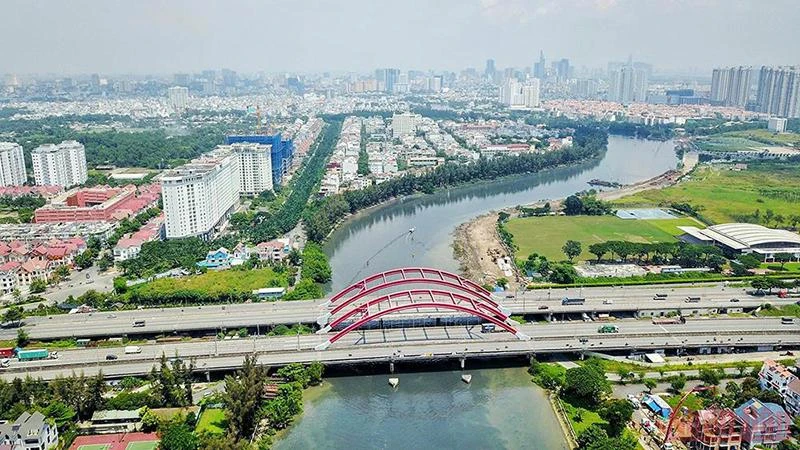 Đô thị khu nam Thành phố Hồ Chí Minh (Ảnh minh họa: Vũ Nguyên).