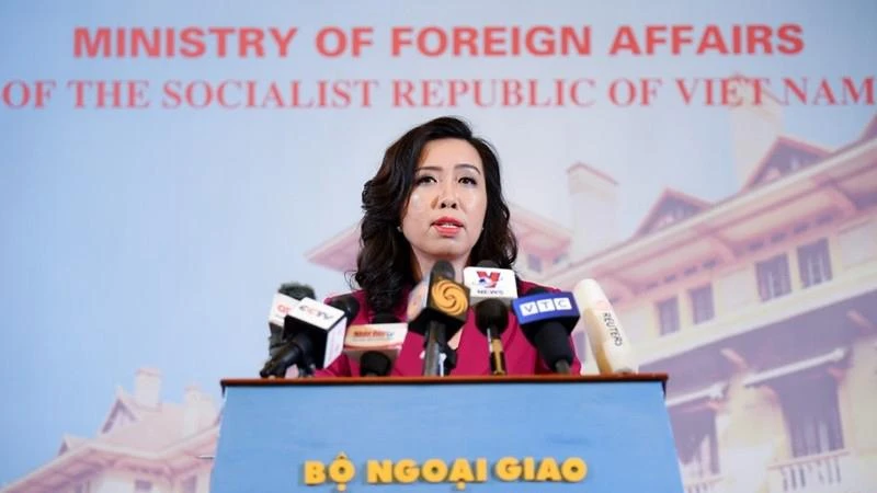 Người phát ngôn Bộ Ngoại giao Việt Nam Lê Thị Thu Hằng. (Ảnh: Bộ Ngoại giao Việt Nam)