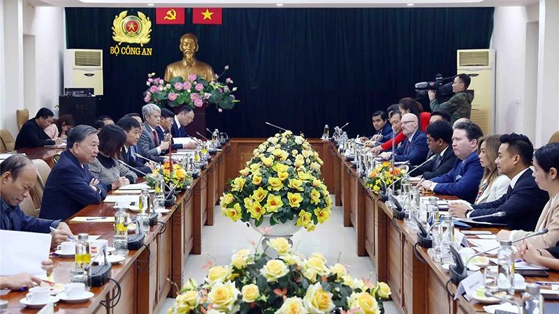Toàn cảnh buổi tiếp. (Ảnh: MPS)