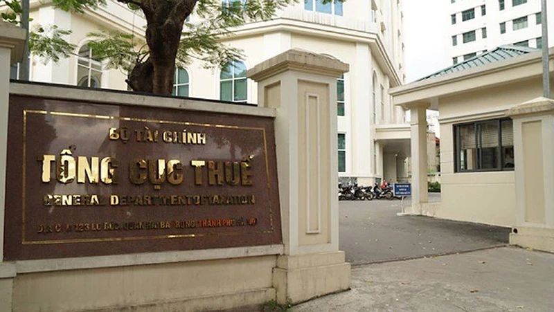 Trụ sở Tổng cục Thuế tại Hà Nội. (Ảnh: GDT)