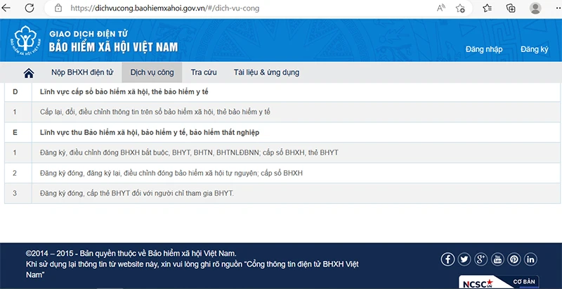 Người chỉ tham gia bảo hiểm y tế sẽ đăng ký đóng, cấp thẻ trên Cổng dịch vụ công 