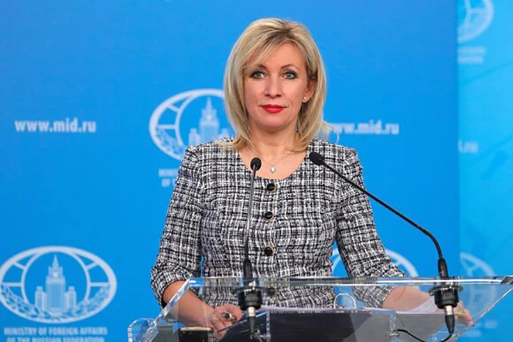 Người phát ngôn Bộ Ngoại giao Nga Maria Zakharova. (Nguồn: Trung tâm Báo chí, Bộ Ngoại giao Nga)