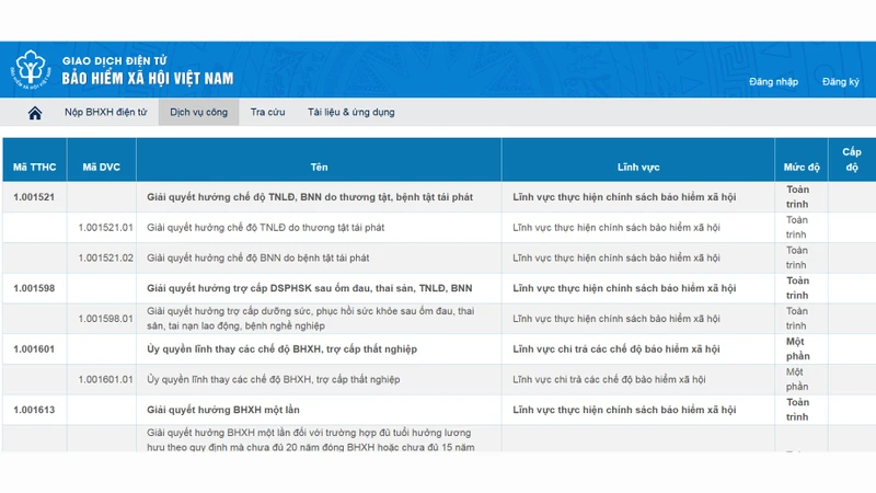 Quy trình giải quyết chế độ ốm đau, thai sản trên Cổng dịch vụ công từ ngày 1/7/2025